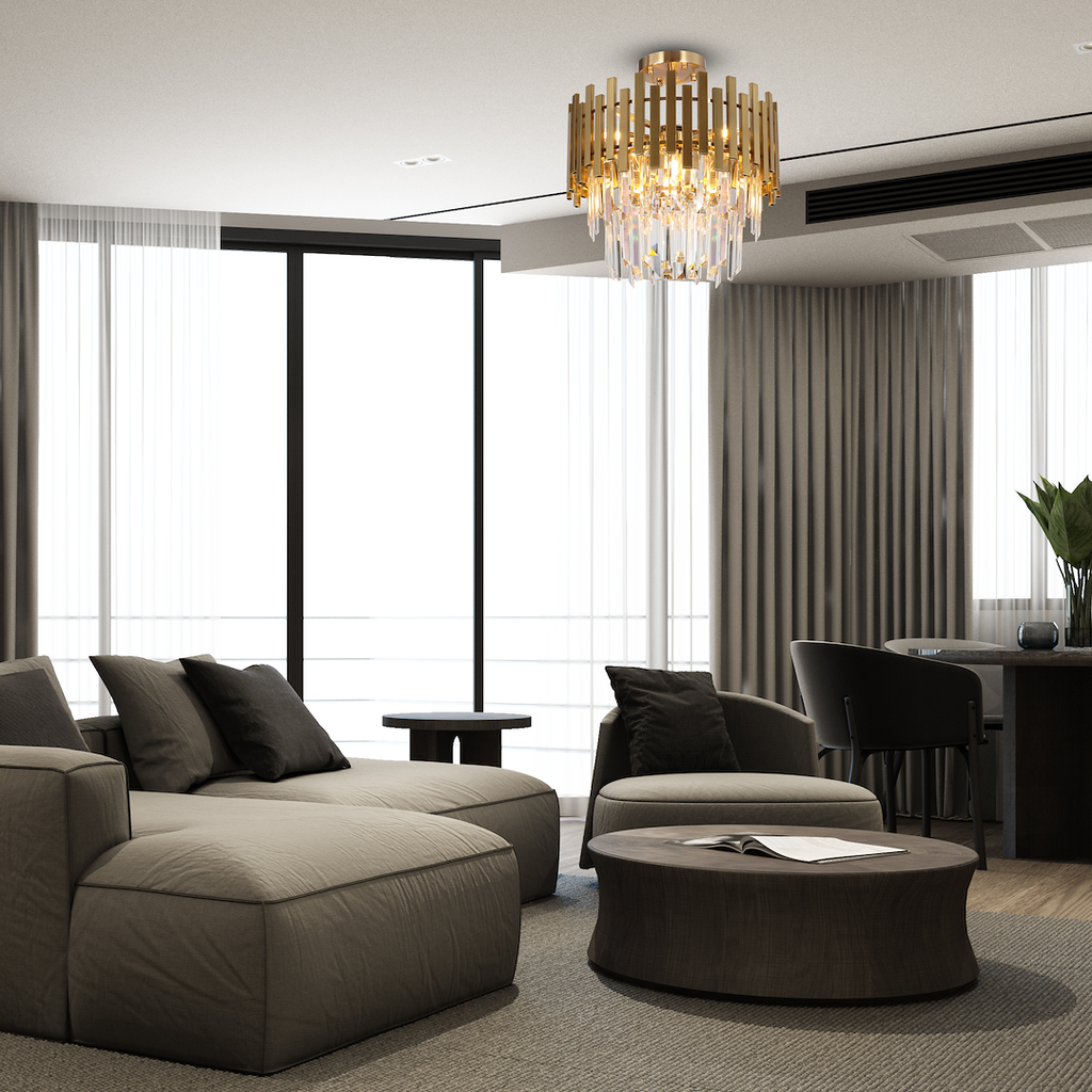 Plafonieră Milagro Aspen  Gold ML8810