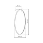 Aplica Milagro Saturno Gold ML8851