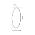 Aplica Milagro Saturno Gold ML8853