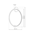 Plafoniera Milagro Saturno Gold ML8859