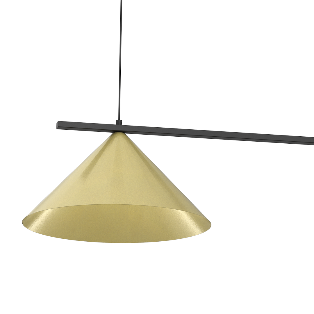 Lustră Milagro Capital Black & Gold MLP0941