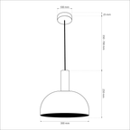 Pendul Milagro Visby Black MLP1553