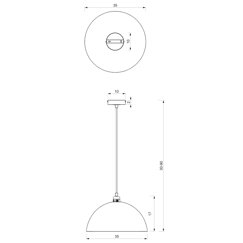 Pendul Milagro Beta Black & Gold MLP7896