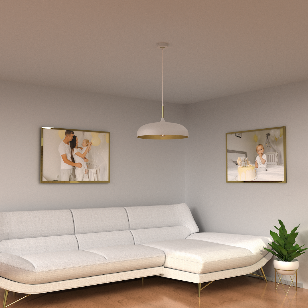 Pendul Milagro Lincoln White & Gold MLP7899