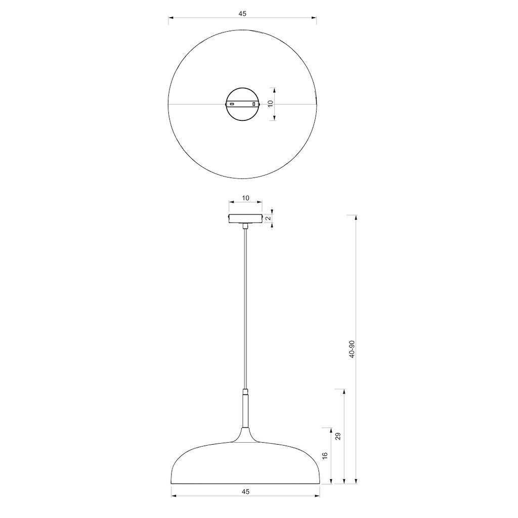 Pendul Milagro Lincoln White & Gold MLP7899