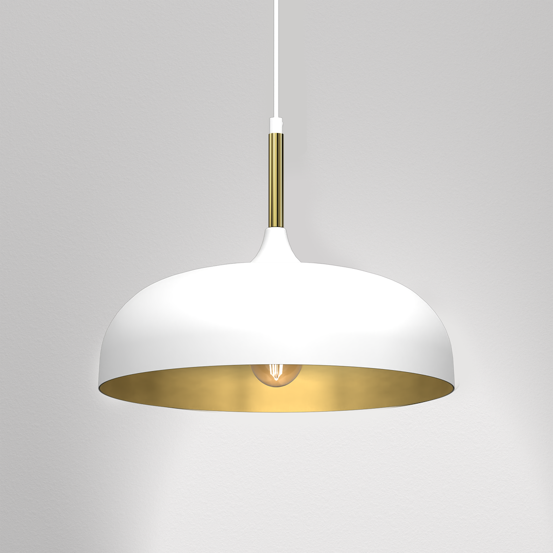 Pendul Milagro Lincoln White & Gold MLP8031