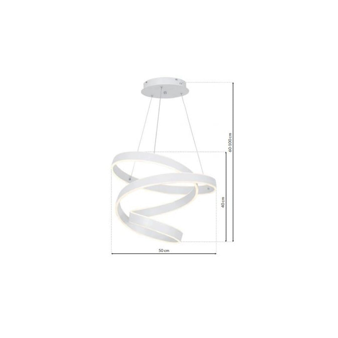 Lustra Milagro Andromeda White ML5492